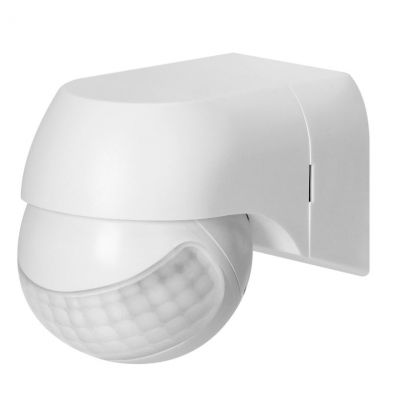 Czujnik ruchu 180° IP44 800W max 15m mini biały ORNO (OR-CR-286/W)